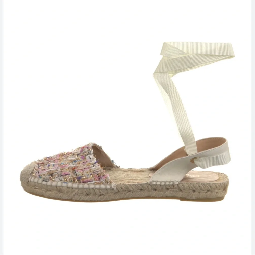 L.K. Bennett London tweed espadrilles